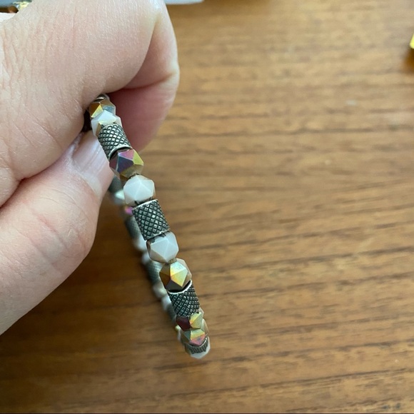 🩷 Alex and Ani Vintage Beaded Wrap Bracelet Boho Stacking Arm Candy Festival - Picture 2 of 4